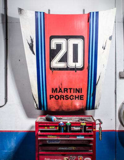 Photo Capot : Porsche - 20 Martini