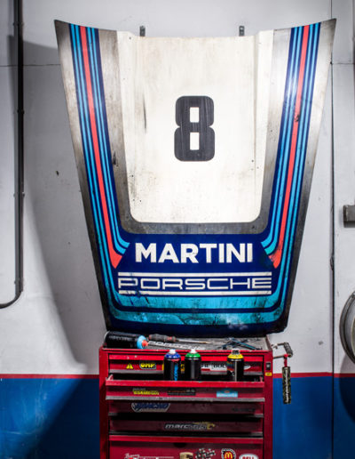 Photo Capot : Porsche - 8 Martini