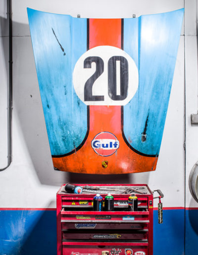 Photo Capot : Porsche - 20 Gulf