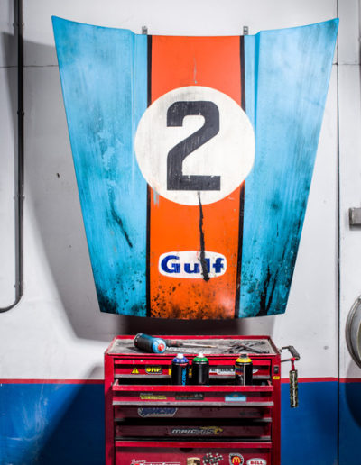 Photo Capot : Porsche - 2 Gulf